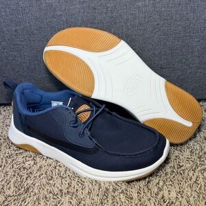 Hey Dude Wally Drift Mesh Men's Size 8 Casual Shoes Navy Blazer Blue White NEW
